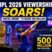 IPL 2026 Viewership Booms Across Digital Platforms, TV Audience Nears 500 Million