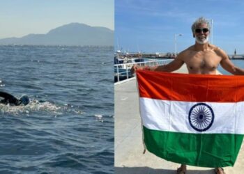 Milind Soman Crosses Strait of Gibraltar at 60, Completes Remarkable Europe-to-Africa Swim