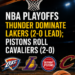 Thunder, Pistons Seize Control as Young NBA Contenders Rewrite Playoff Script