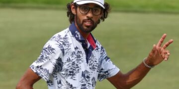 Akshay Bhatia Opens Strong, Tied 13th After Round One at Truist Championship