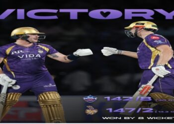 Kolkata Knight Riders Crush Delhi Capitals by Eight Wickets in Dominant IPL Display