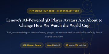 Lenovo’s AI-Powered 3D Player Avatars Are About to Change How We Watch the World Cup