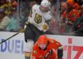 Mitch Marner Hat Trick Powers Golden Knights Past Ducks in NHL Playoff Action