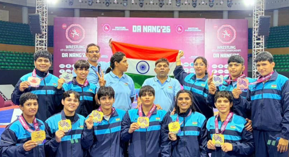 Kiren Rijiju Applauds Indian Wrestlers After Dominant U23 Asian Campaign
