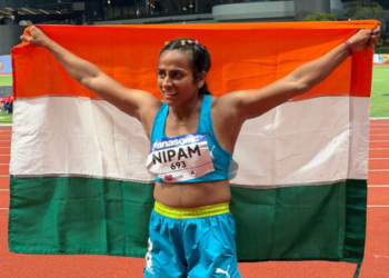 Nipam Bags 100m Bronze in Dream International Debut