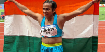 Nipam Bags 100m Bronze in Dream International Debut