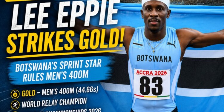 Botswana’s Lee Eppie Powers To African Athletics Gold As Accra Championships Deliver Thrilling Day 3 Action