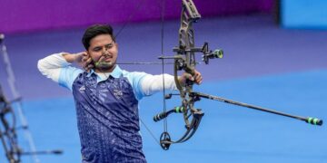 Deotale Leads India into Top-Three Finish in Compound at Archery World Cup Shanghai