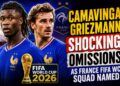 France Leave Out Camavinga, Griezmann In Major World Cup Squad Shake-Up