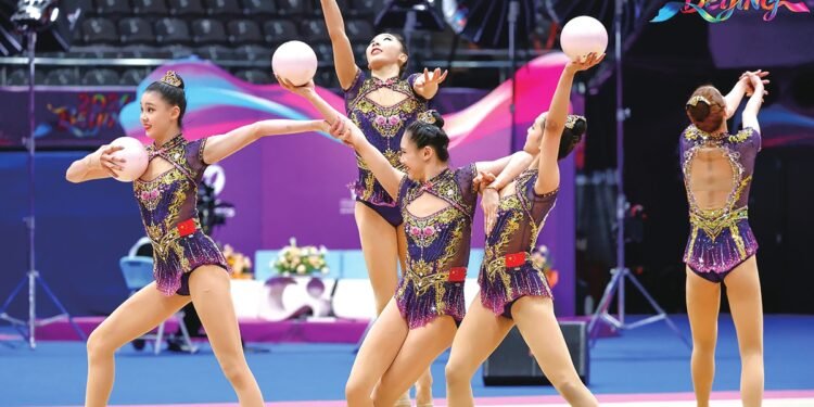 China’s Young Rhythmic Gymnasts Signal Bright Future with Dominant Home Performance