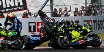 Martin Handed Double Penalty After First-Lap MotoGP Chaos Ends Bezzecchi’s Race