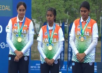 Golden Precision in Shanghai: Indian Women’s Compound Team Strikes World Cup Gold