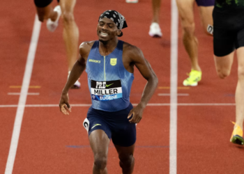 Brandon Miller Stuns Teen Sensation Cooper Lutkenhaus to Win Prefontaine Classic 800m