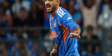 Axar Patel Creates History as First Indian Spinner to Claim 100 T20I Wickets