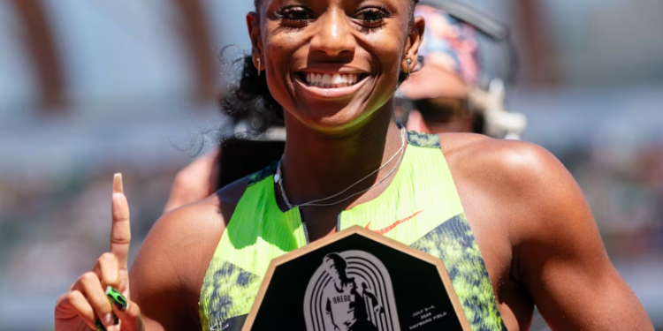 Melissa Jefferson-Wooden Beats Sha’Carri Richardson in Thrilling 100m at Eugene