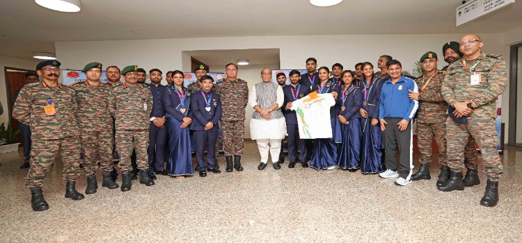 Rajnath Hails Army Athletes As Champions