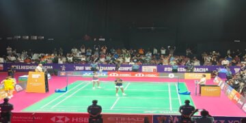 Treesa-Gayatri Assure World Championship Medal
