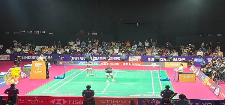 Treesa-Gayatri Assure World Championship Medal