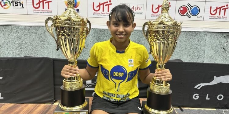 Syndrela Das Turns Birthday Into a Table Tennis Masterclass With Double Crown
