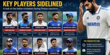 India’s Injury List Grows: Bumrah, Hardik, Gill Among Players Facing Fitness Concerns