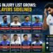 India’s Injury List Grows: Bumrah, Hardik, Gill Among Players Facing Fitness Concerns