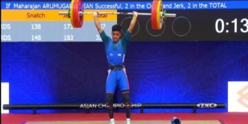 Maharajan Arumugapandian Lifts India to Silver at Asian Youth Games