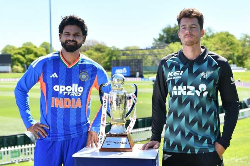 India vs New Zealand 1st T20I: Shreyas Iyer’s India Face Santner’s Challenge in Christchurch