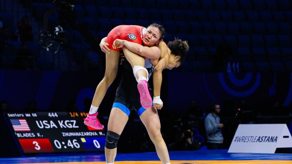 Jia Long, Zhumanazarova Set Up 68kg World Final